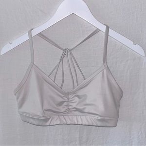 White Alo Sunny strappy sports bra